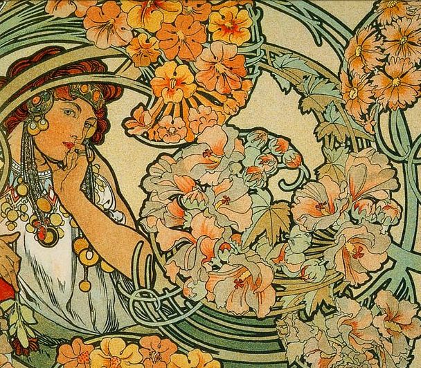 Finishing of the exhibition «Alphonse Mucha and the Line of Art Nouveau»